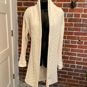 Women's Bathrobe Arlotta Studio Cream Sz M  Cozy!